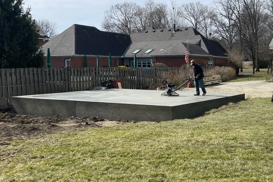 concrete pads cincinnati oh