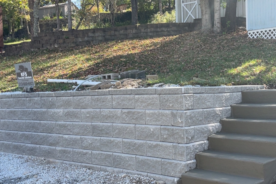 retaining walls cincinnati oh